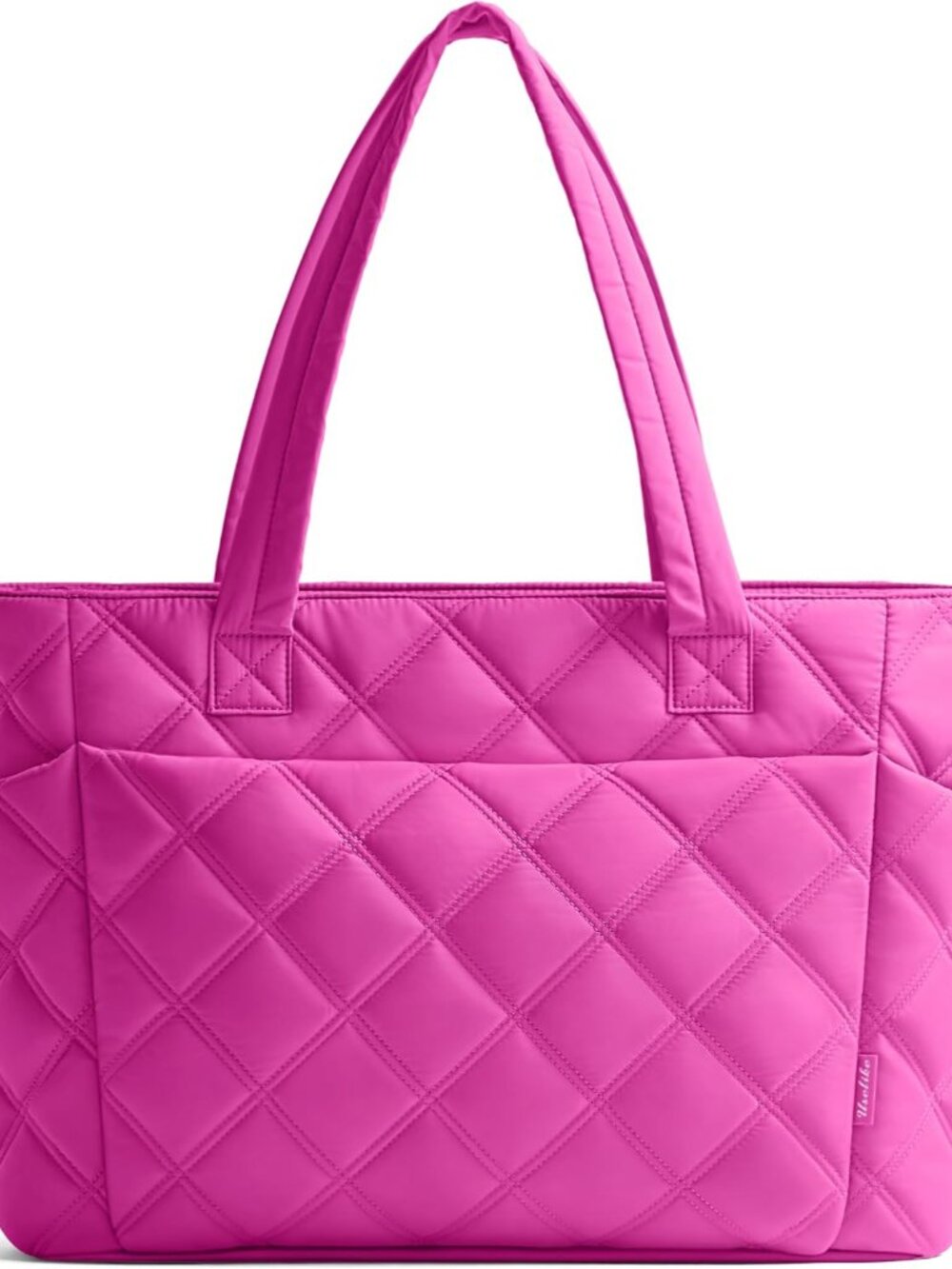 Tote Bag for Women, Lightweight Puffer Tote Work Bags with Compartments for Trav